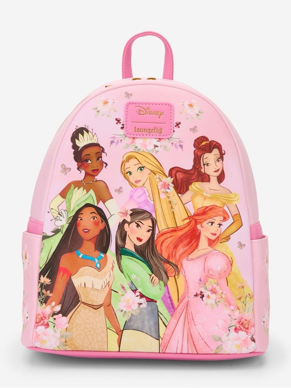 New Loungefly Disney Princess Group Pink
Mini Backpack